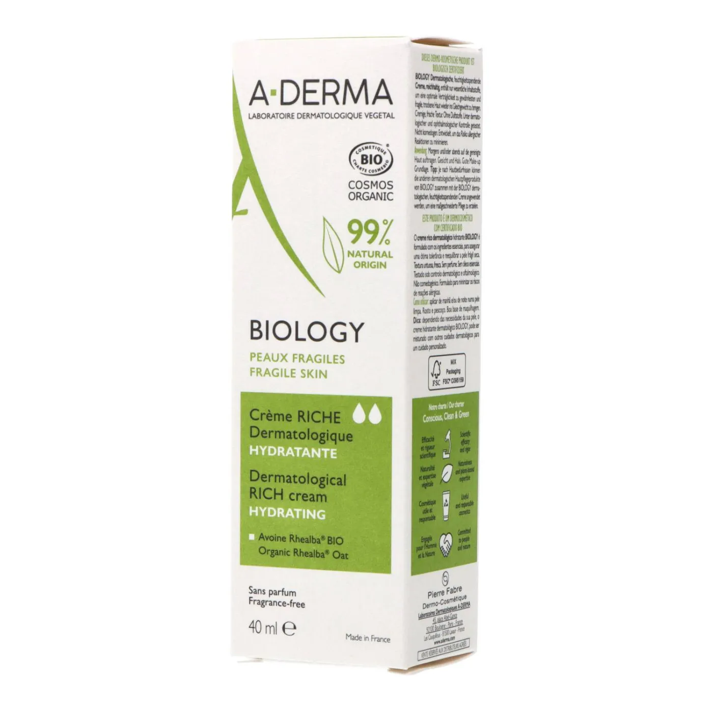 Aderma Biology Crema Rica Dermatologica Hidratan