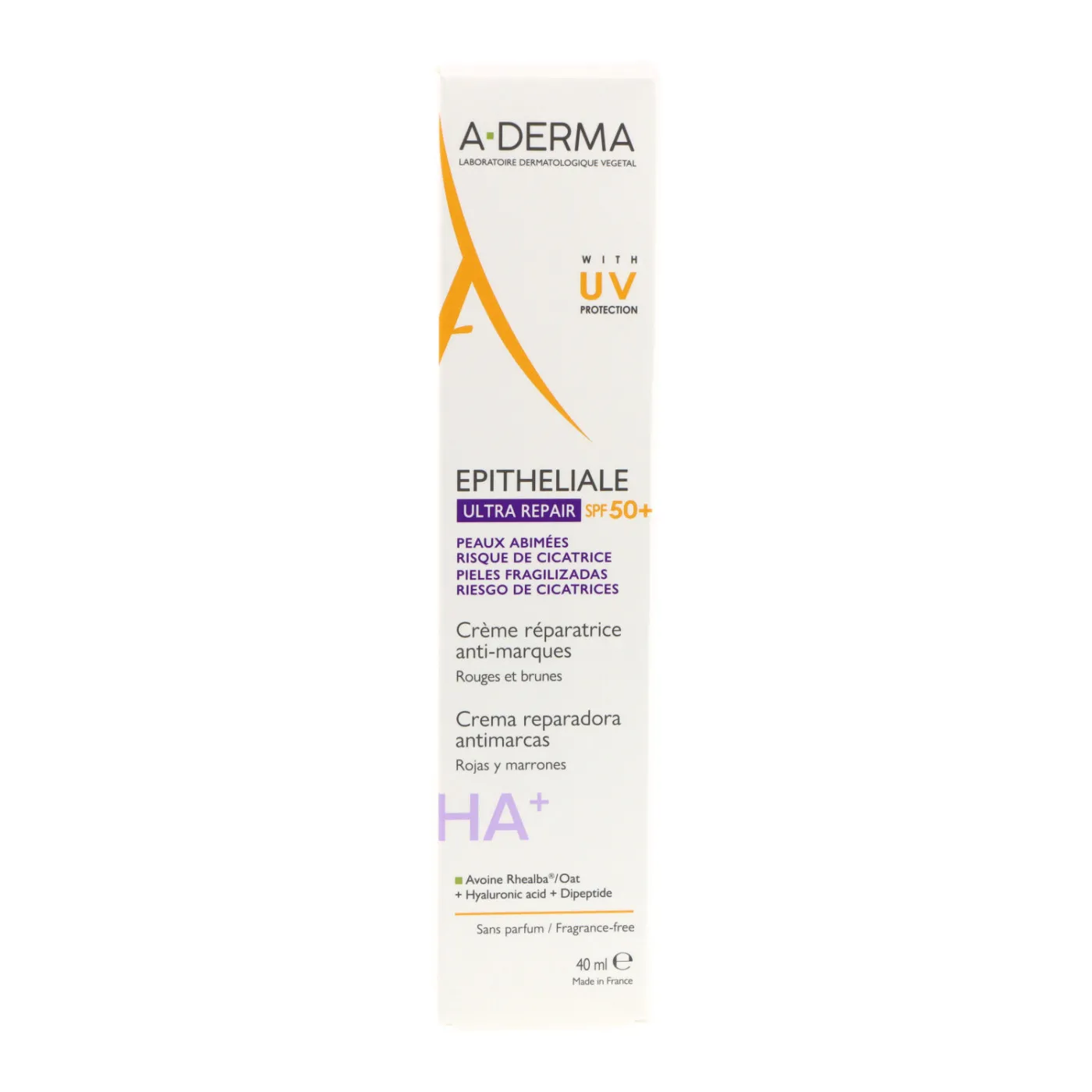 Aderma Epitheliale Ah Ultra Spf 50 Crema Reparadora 40ml