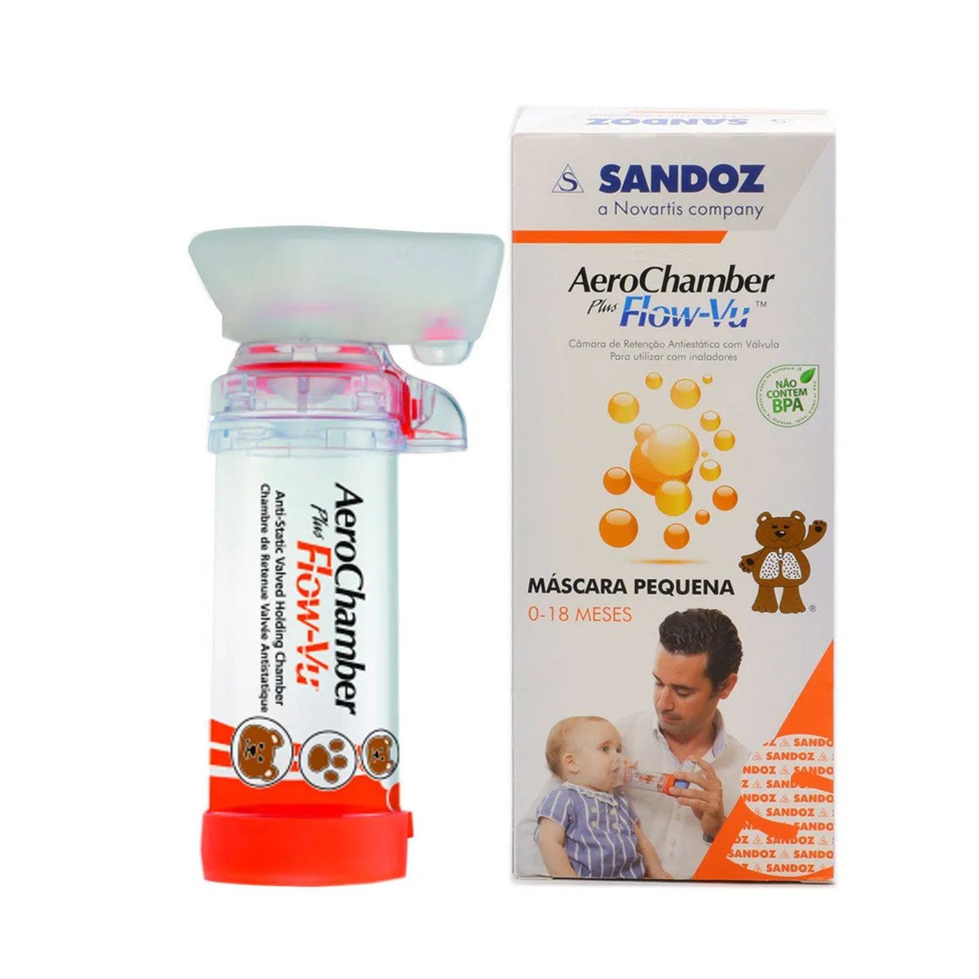 Aerochamber Plus Flowvu Camara De Inhalacion Neo