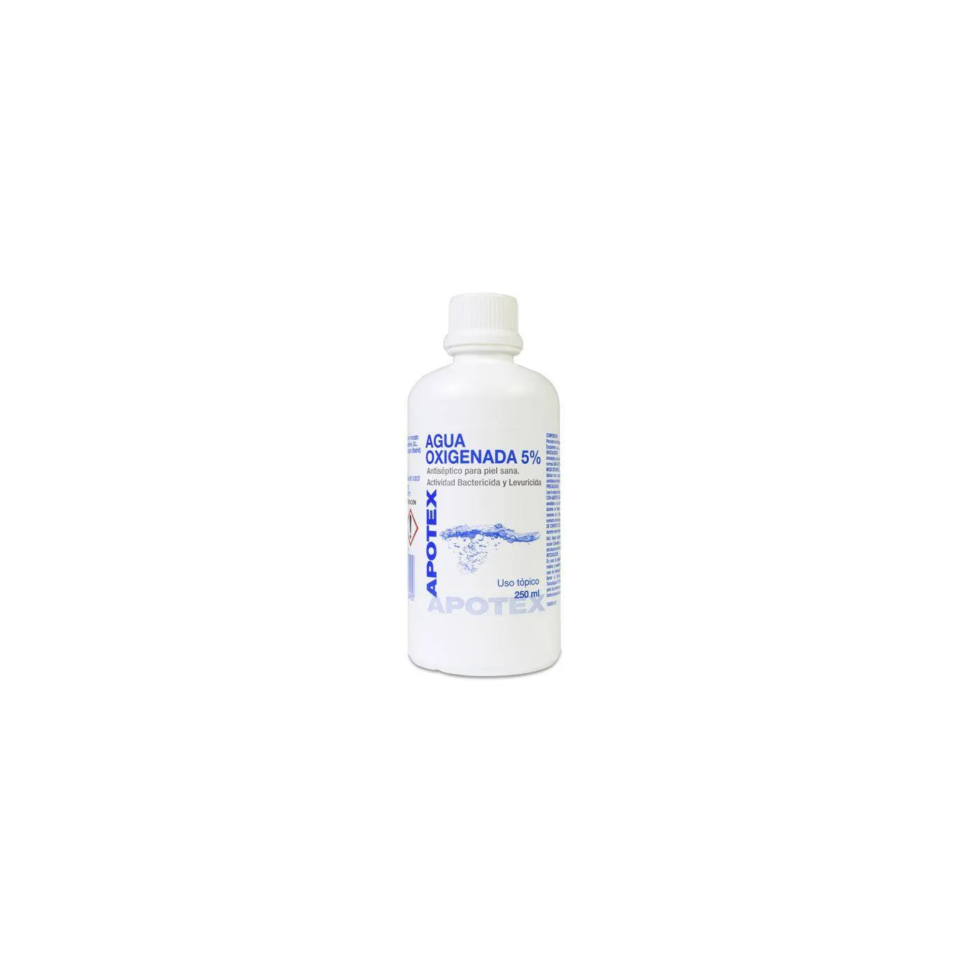 Agua Oxigenada Apotex 5 1 Frasco 250 ml