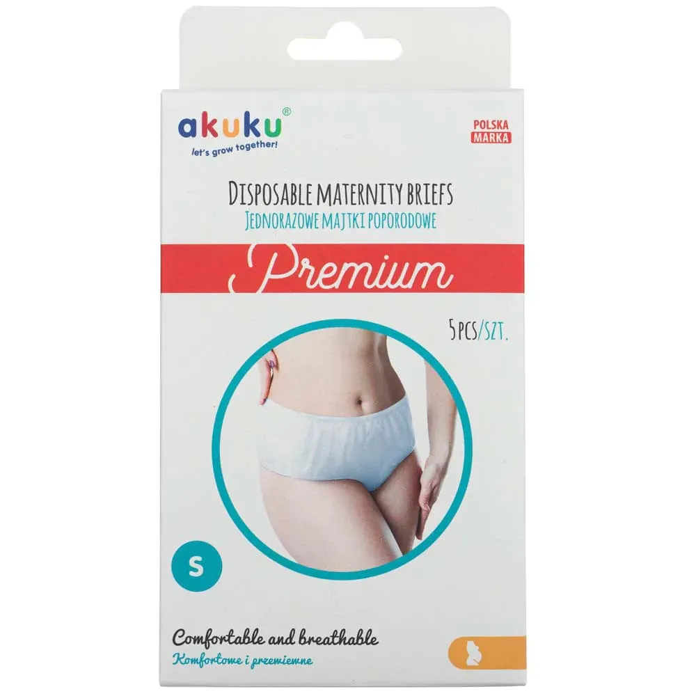 Akuku Bragas Postnatales Desechables talla S - 5 piezas
