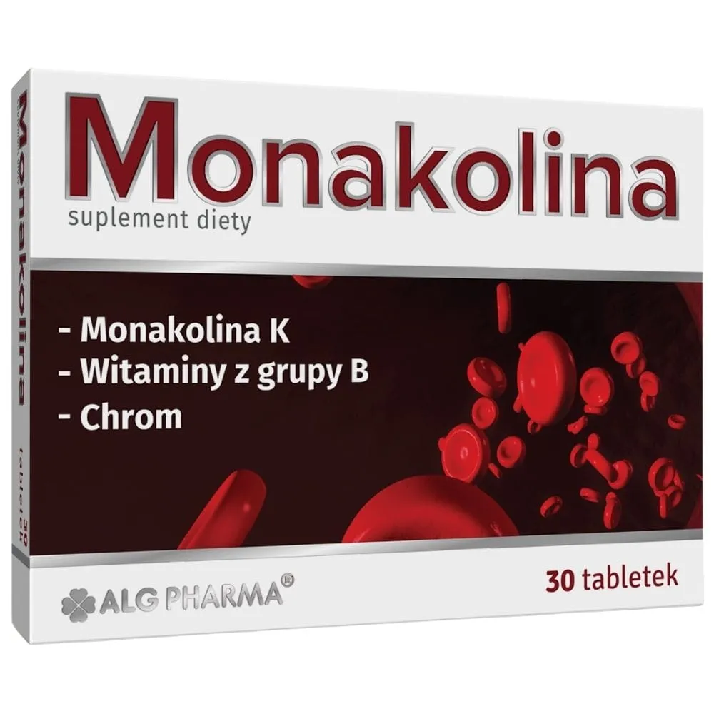 ALG Pharma Monacolina + Vitaminas B + Cromo - 30 Tabletas
