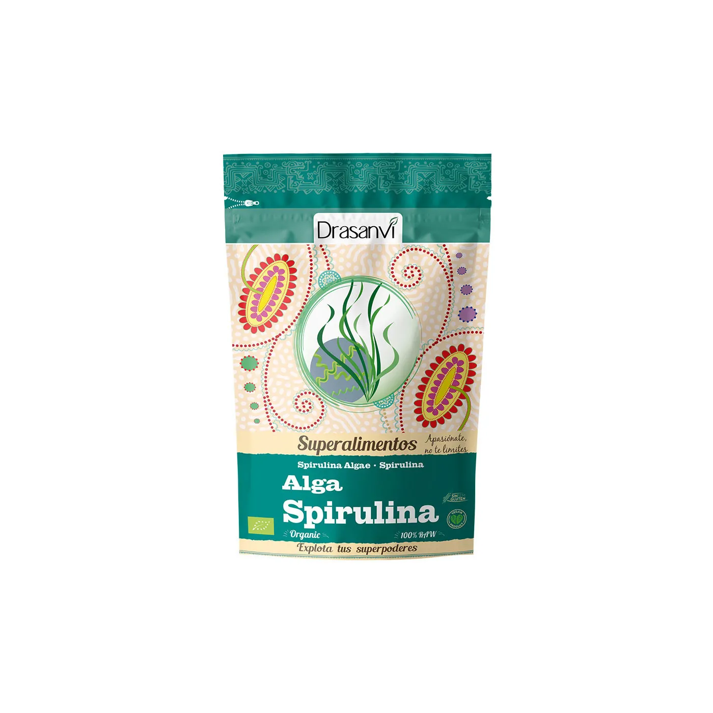 Alga Spirulina Bio 150gr Doypack Superalimentos Drasanvi