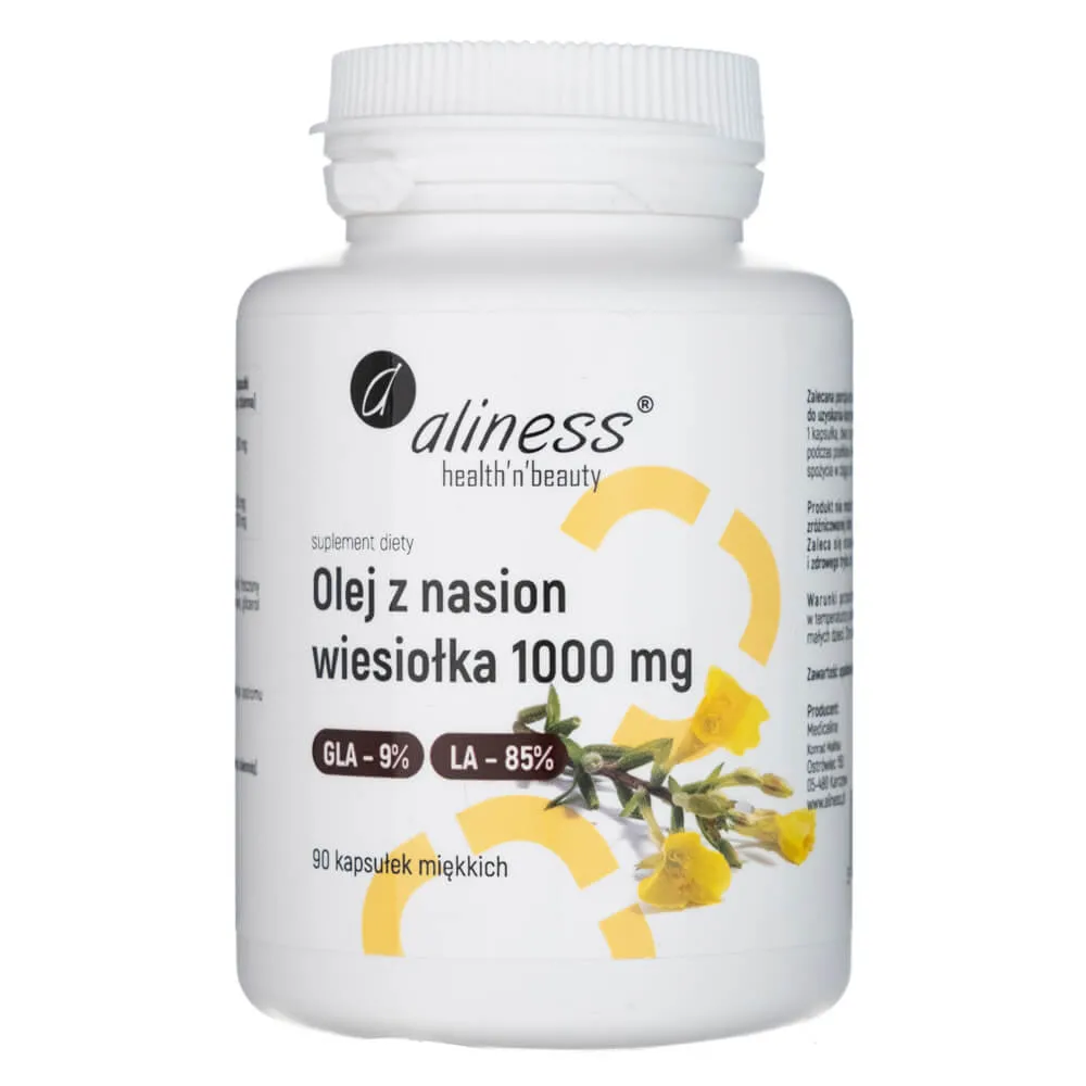 Aliness Aceite de onagra 9% 1000 mg - 90 cápsulas blandas