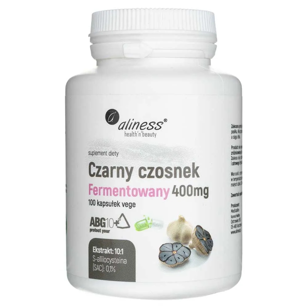 Aliness Ajo Negro Fermentado 400 mg - 100 Cápsulas