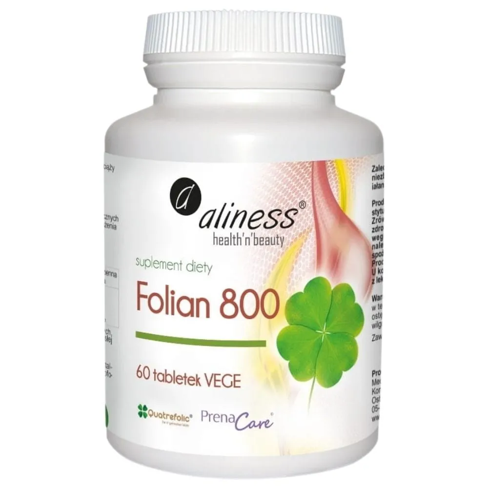 Aliness Folato 800 mcg - 60 Tabletas