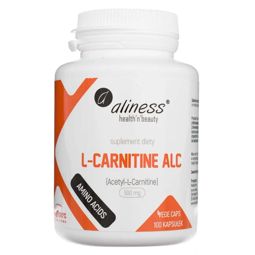 Aliness L-Carnitina ALC 500 mg - 100 Cápsulas
