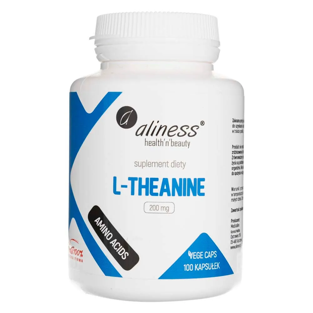 Aliness L-Teanina 200 mg - 100 Cápsulas Vegetales