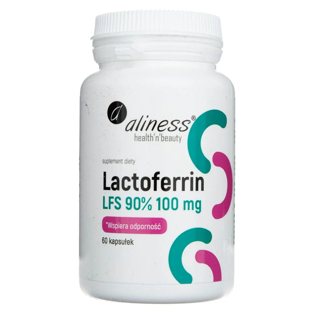 Aliness Lactoferrina LFS 90% 100 mg - 60 Cápsulas