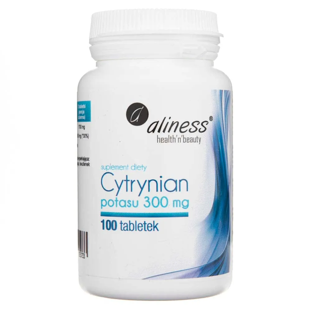 Aliness Citrato de potasio 300 mg - 100 Tabletas