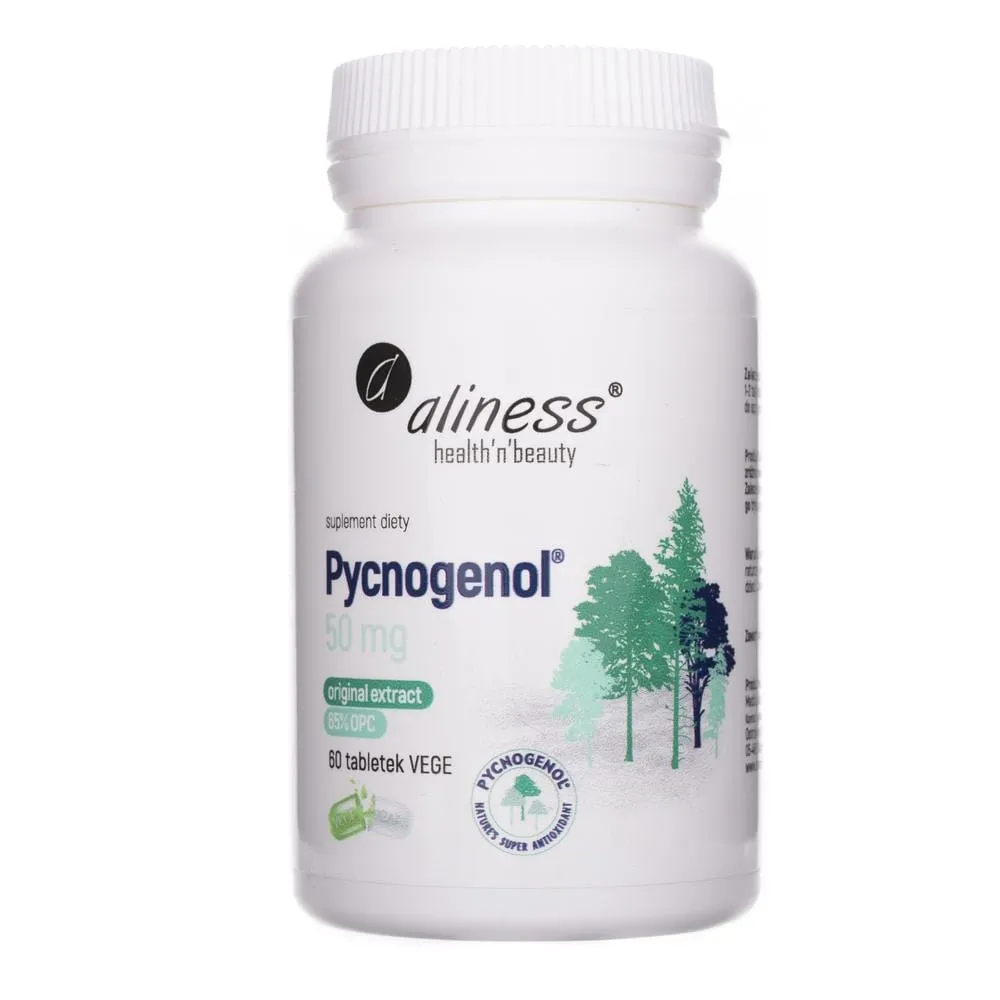 Aliness Pycnogenol ® Extracto 65% 50 mg - 60 Tabletas