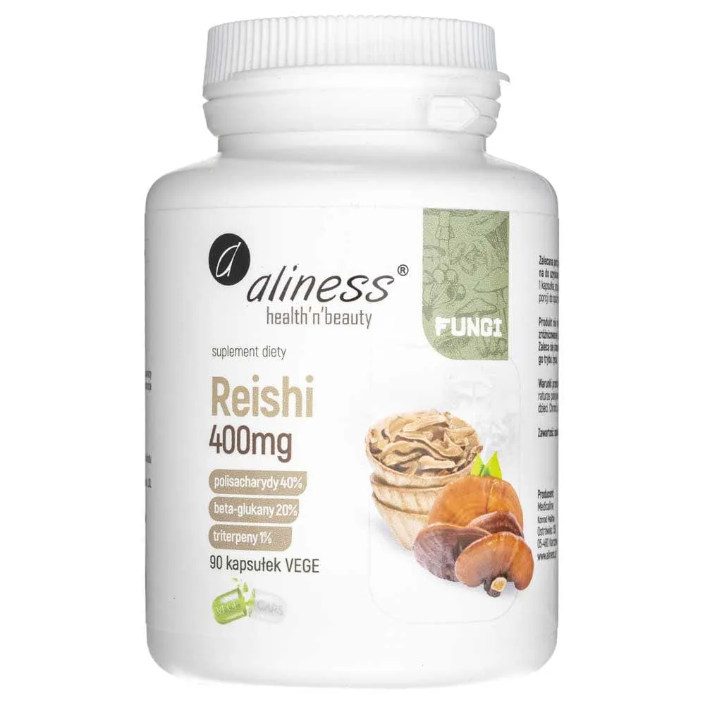 Aliness Reishi 400 mg - 90 Cápsulas Vegetales