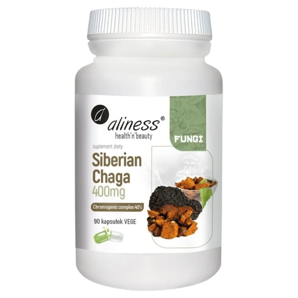 Aliness Chaga Siberiano 400 mg - 90 Cápsulas