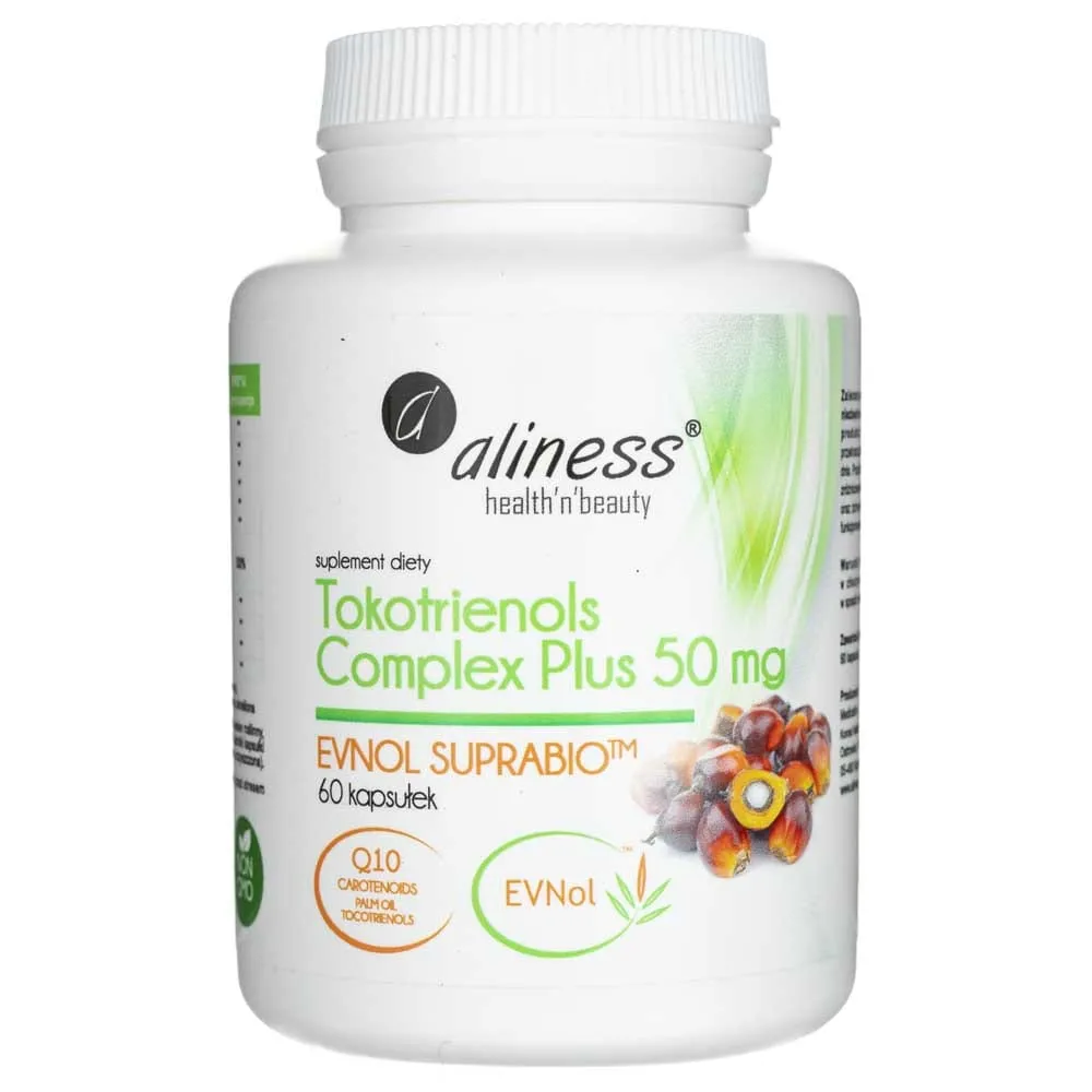 Aliness Tocotrienolos Complex Plus 50 mg - 60 Cápsulas