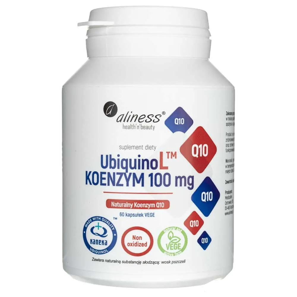 Aliness UbiquinoL coenzima Q10 natural - 60 Veg Cápsulas
