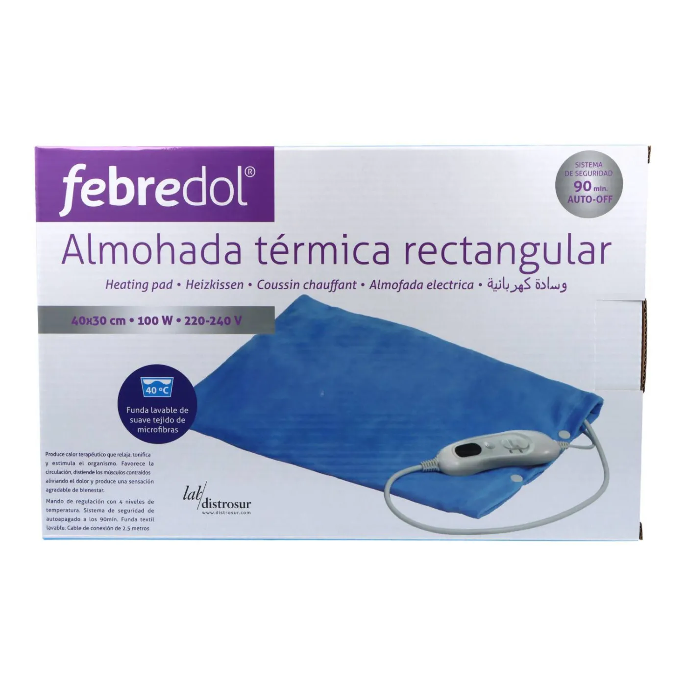 Almohada Electrica Febredol Rectangular