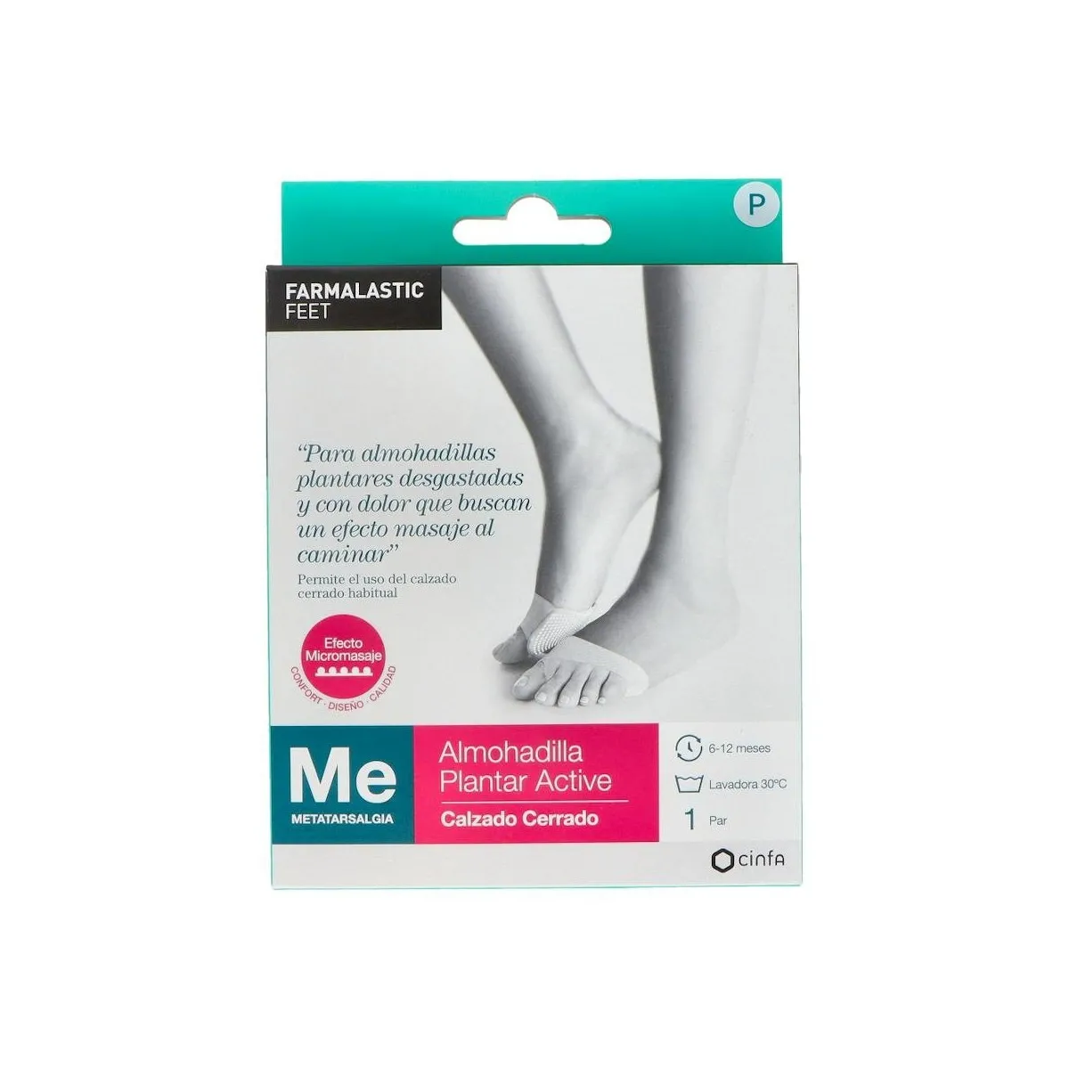 Almohadilla Cinfa Plantar Active Calzado Cerrado T / P