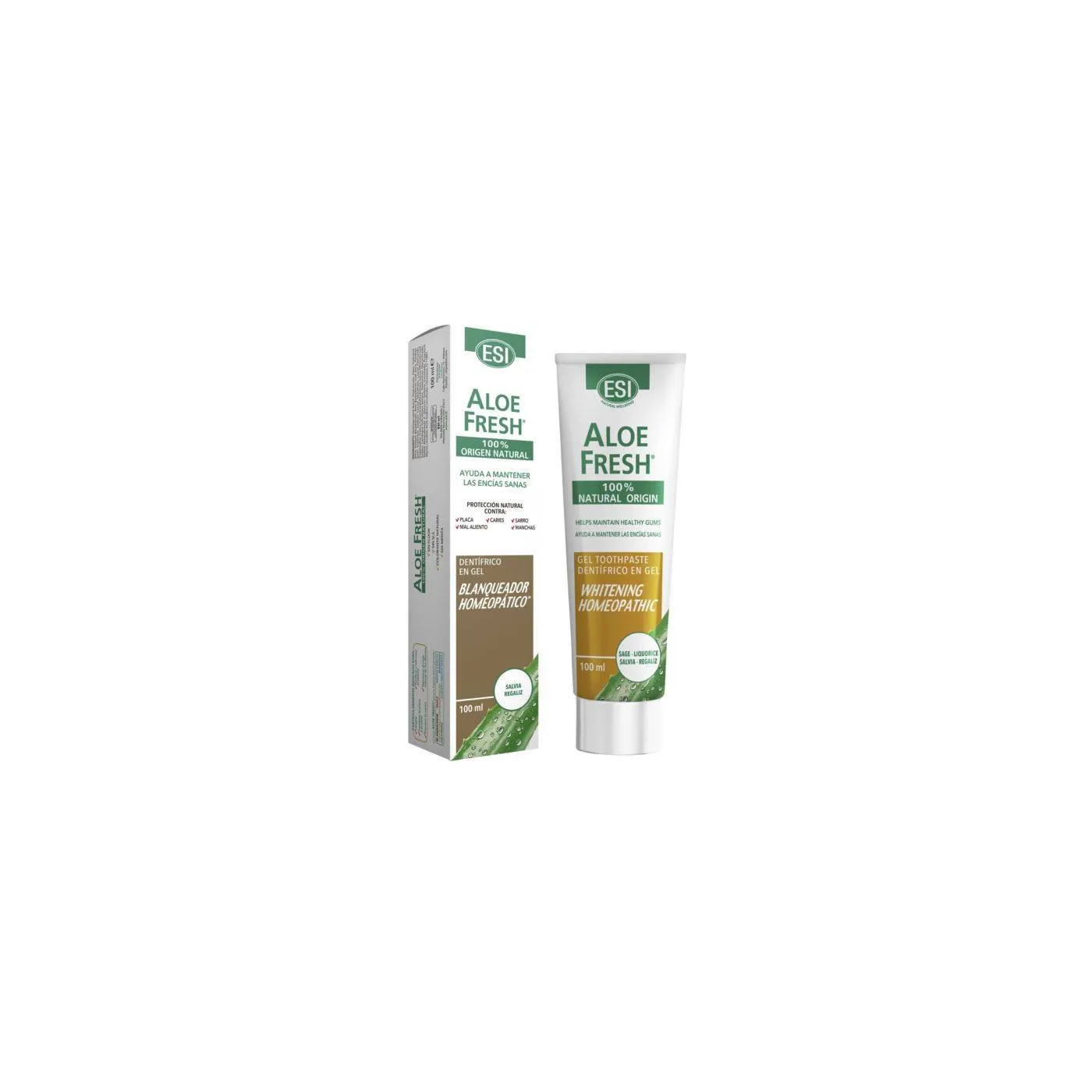 Aloe Fresh Pasta Blanqueadora Esi 100 ml
