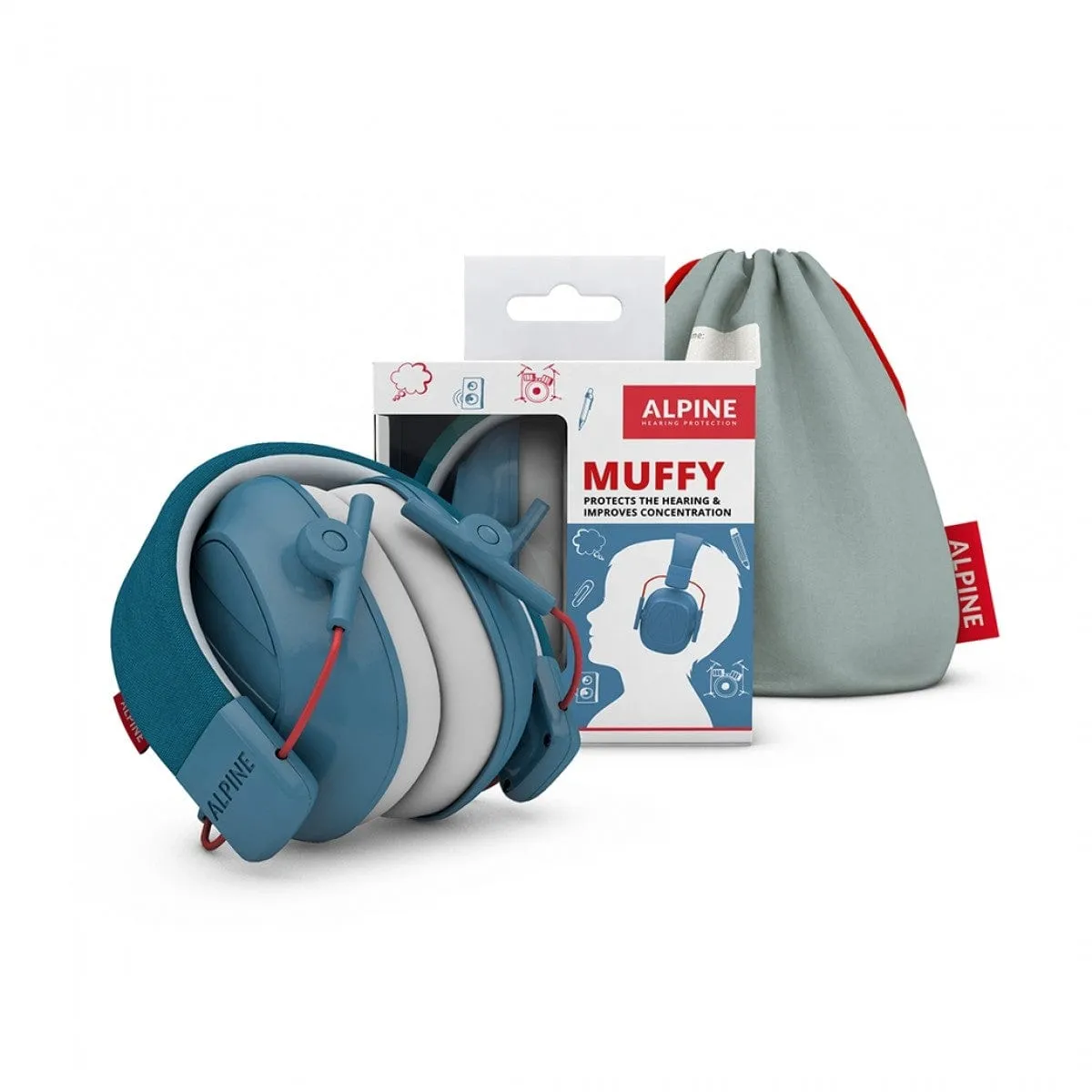 Alpine Muffy Kids Orejeras - Azul