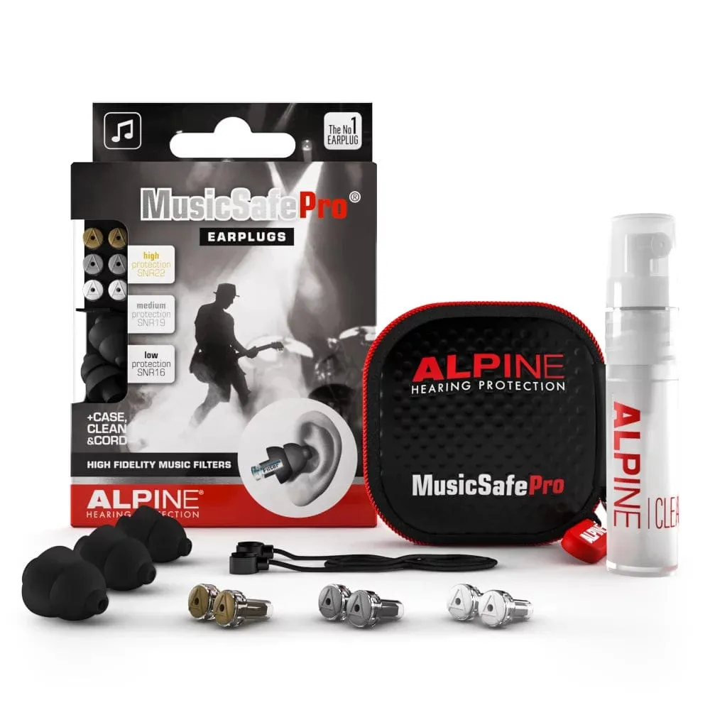 Alpine Tapones MusicSafe PRO para músicos Negro