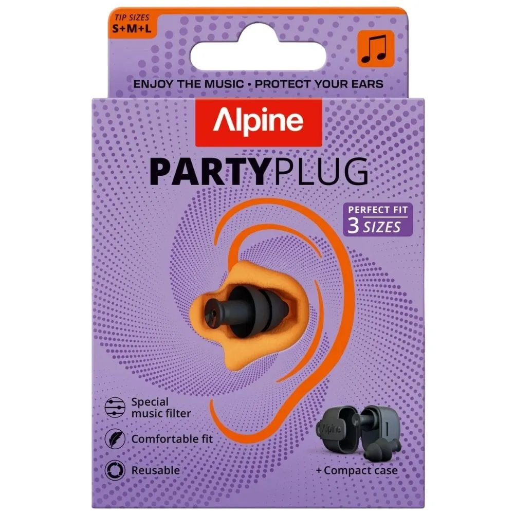 Alpine PartyPlug Multisize - Negro (3 tamaños)