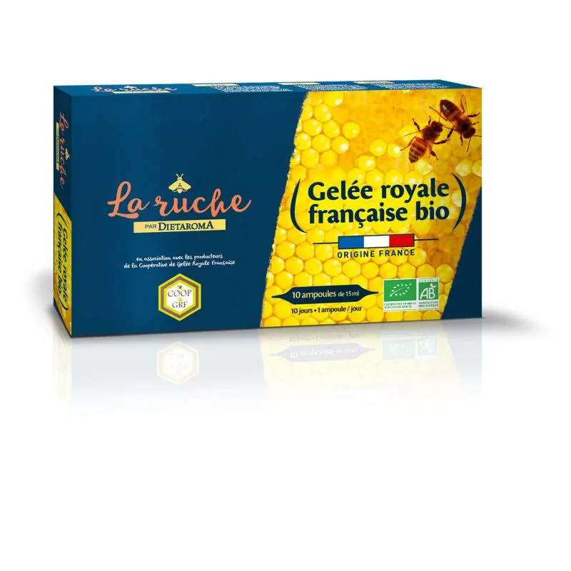 Jalea Real Francesa Ecológica-1500mg-20 ampollas-Dietaroma