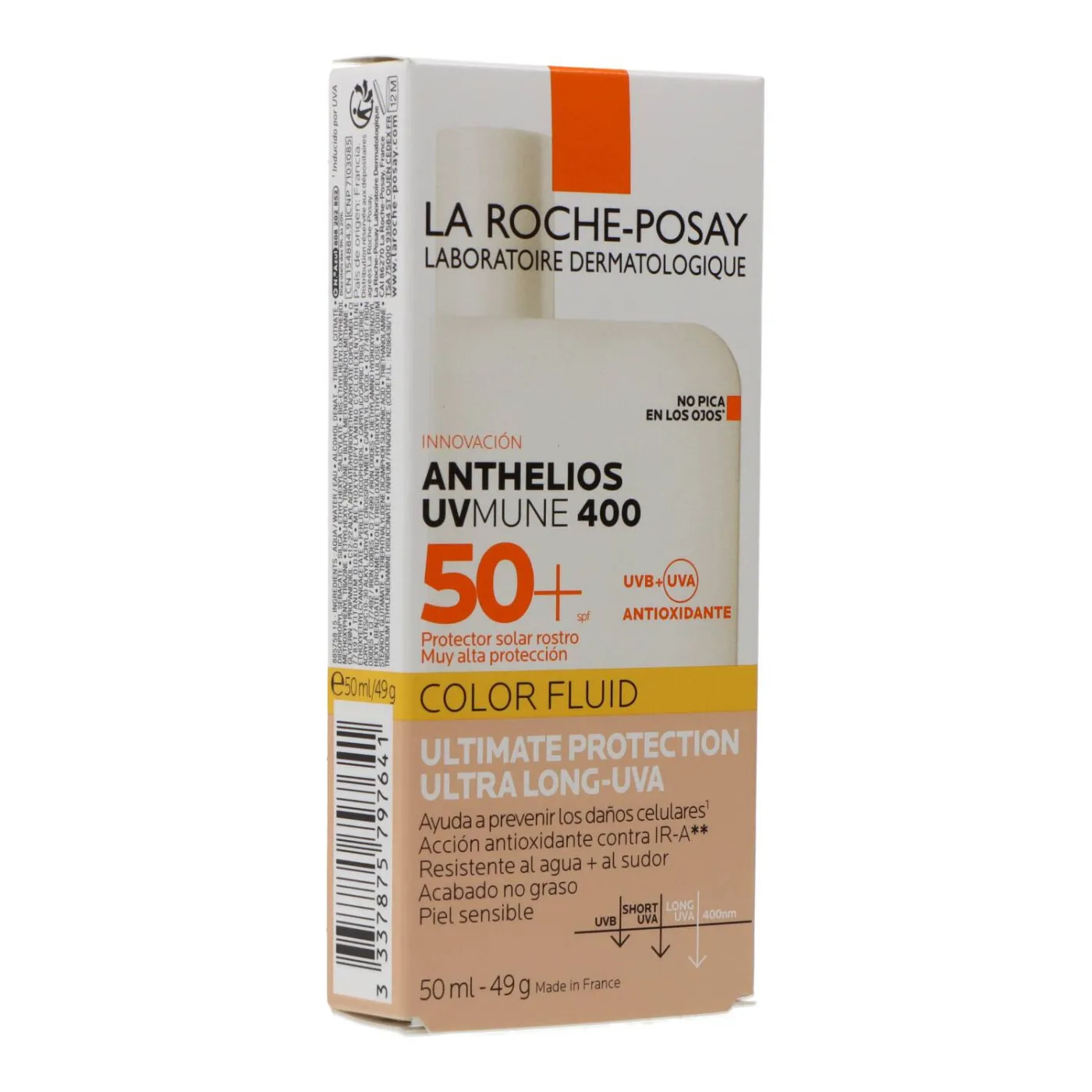 Anthelios Uvmune 400 Fluido Invisible Color Spf50+ 50 ml