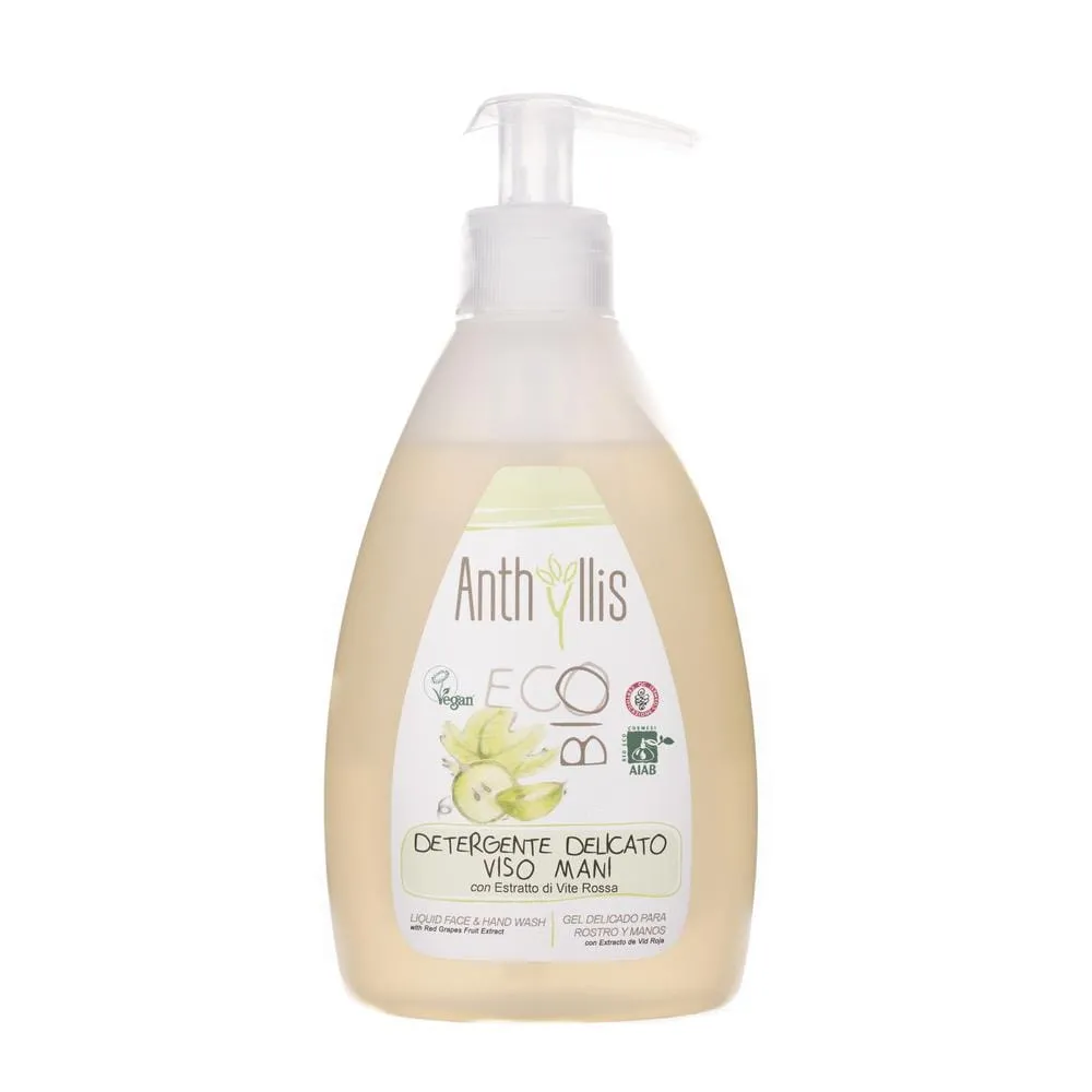 Anthyllis Gel Limpiador de Manos y Cara con Phytocomplex de Uva Roja - 300 ml