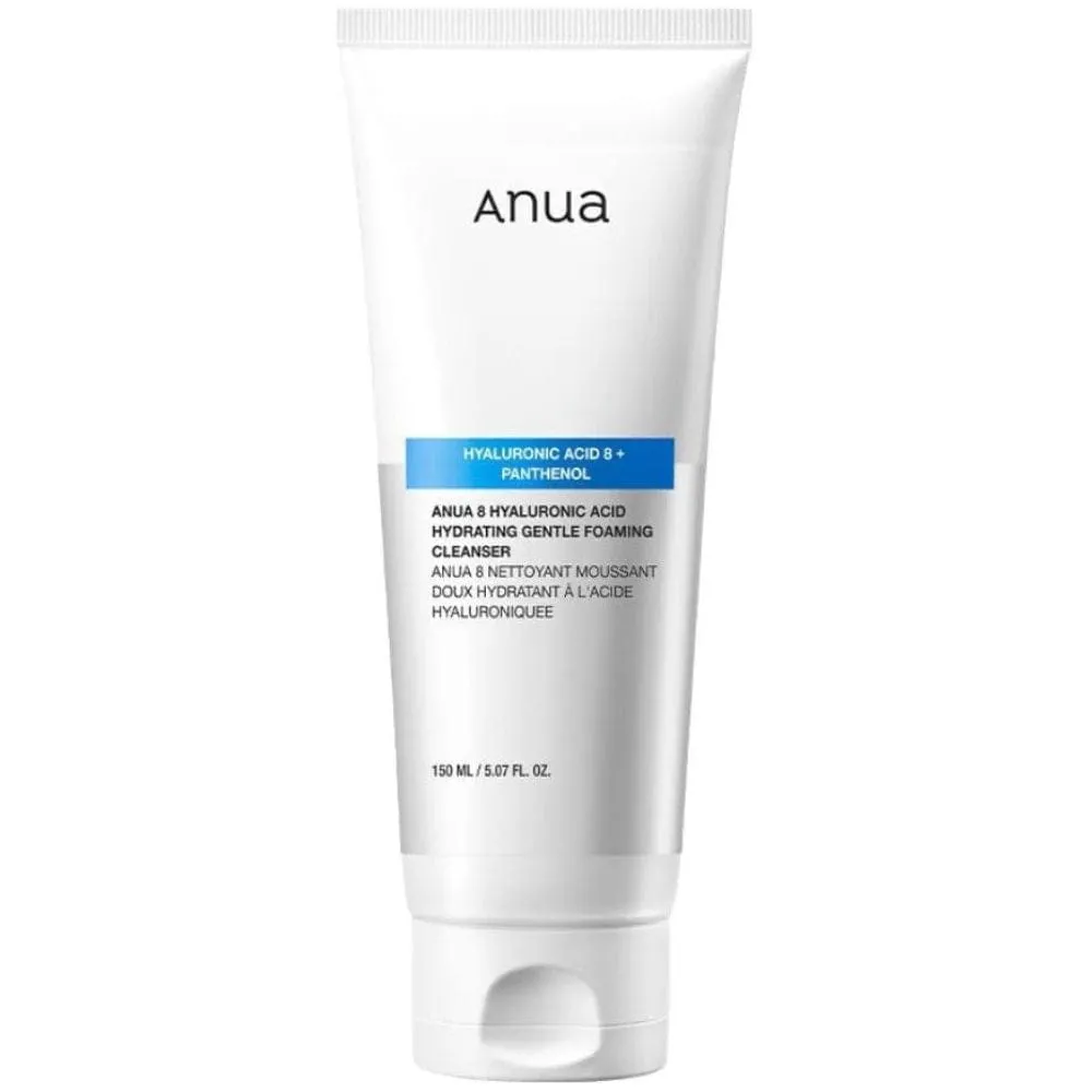 Anua 8 Limpiador espumoso suave hidratante con ácido hialurónico - 150 ml