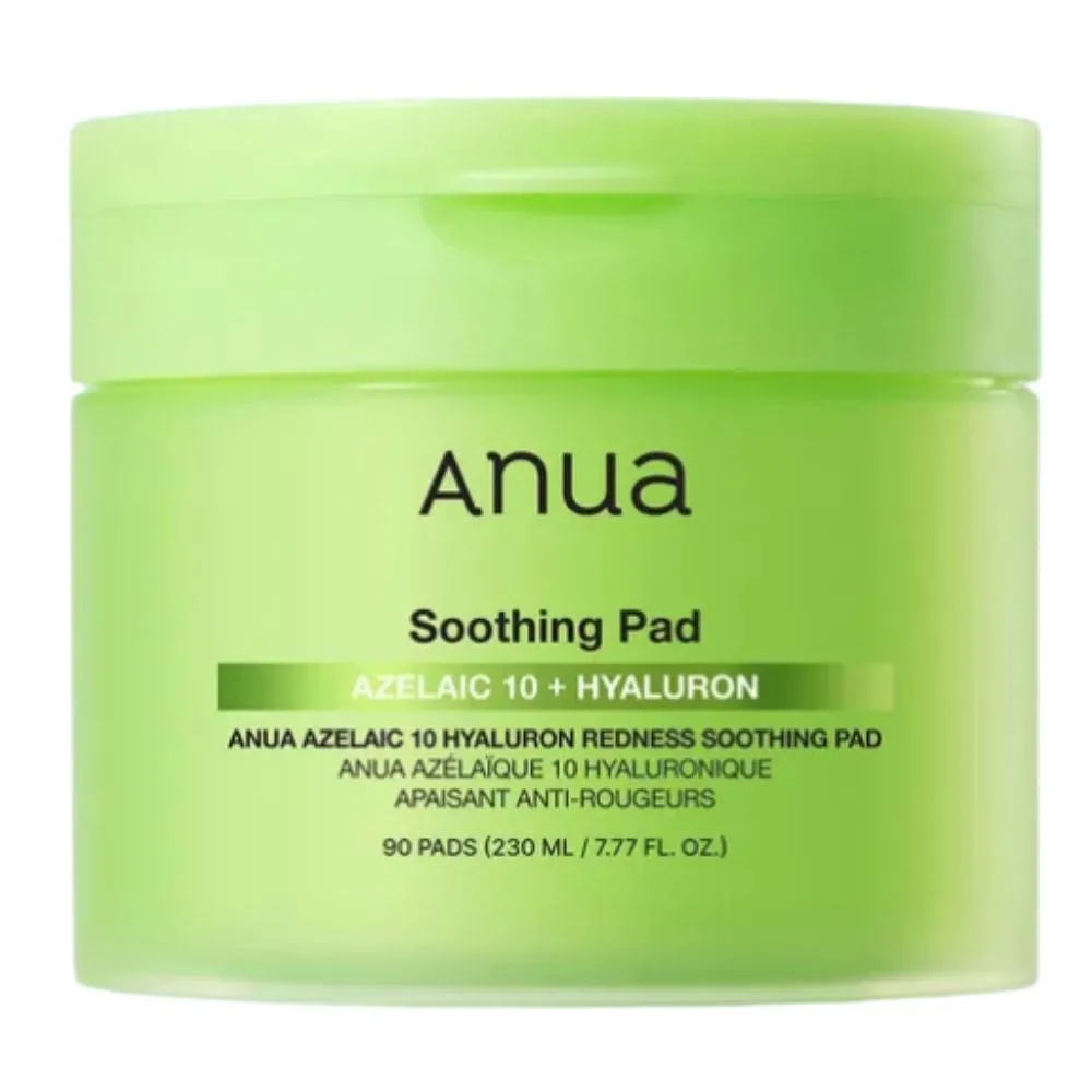 Anua Azelaic 10 + Hyaluron Redness Soothing Pad - 90 unidades