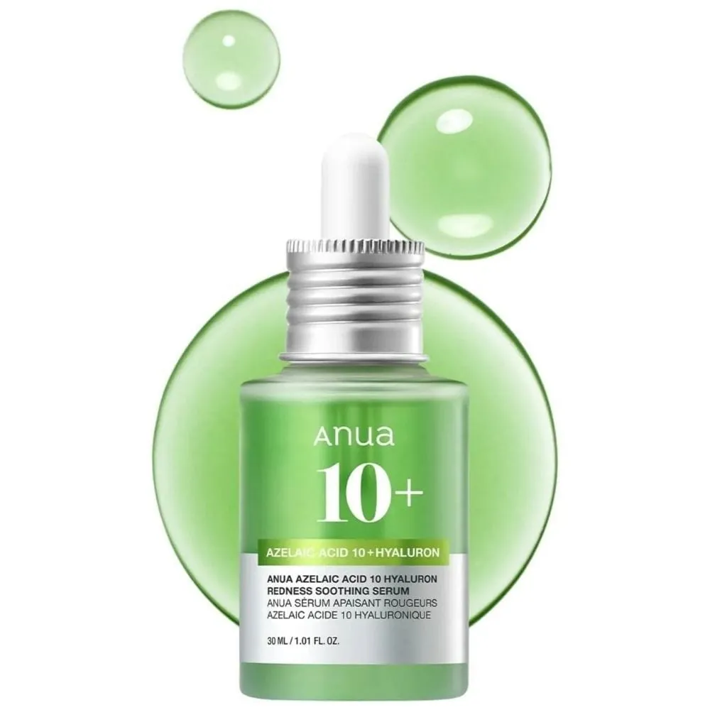 Anua Ácido Azelaico 10+ Hyaluron Serum Calmante Rojeces - 30 ml