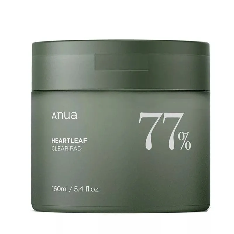 Anua Heartleaf 77% Almohadilla Transparente - 70 Piezas