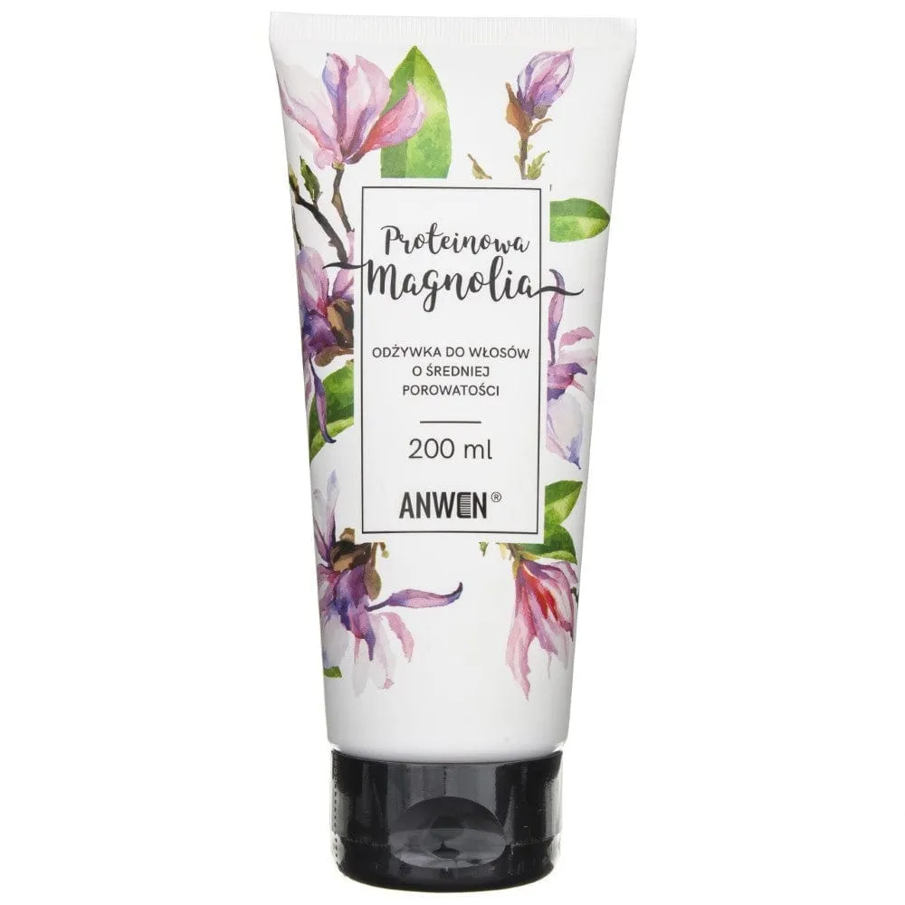 Anwen Acondicionador para cabellos de porosidad media Proteína Magnolia - 200 ml