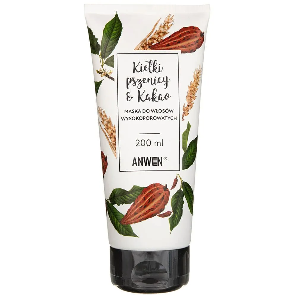 Anwen Mascarilla Capilar de Alto Rendimiento Germen de Trigo y Cacao - 200 ml