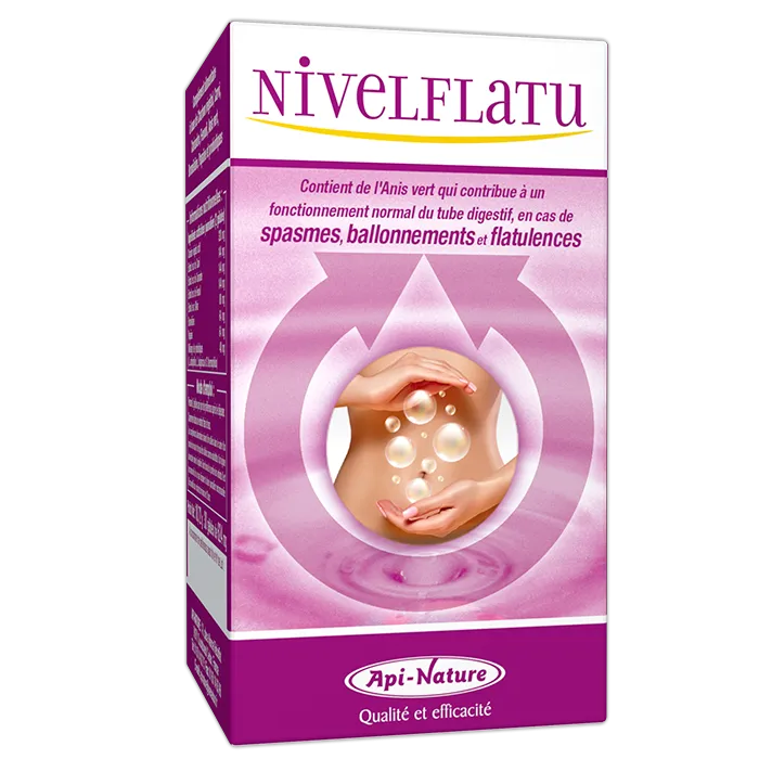 Nivel FLATU-30 cápsulas-Api naturaleza