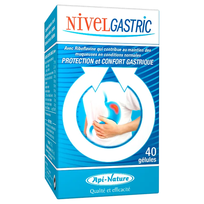 Nivel Gastric-40 cápsulas-Api naturaleza