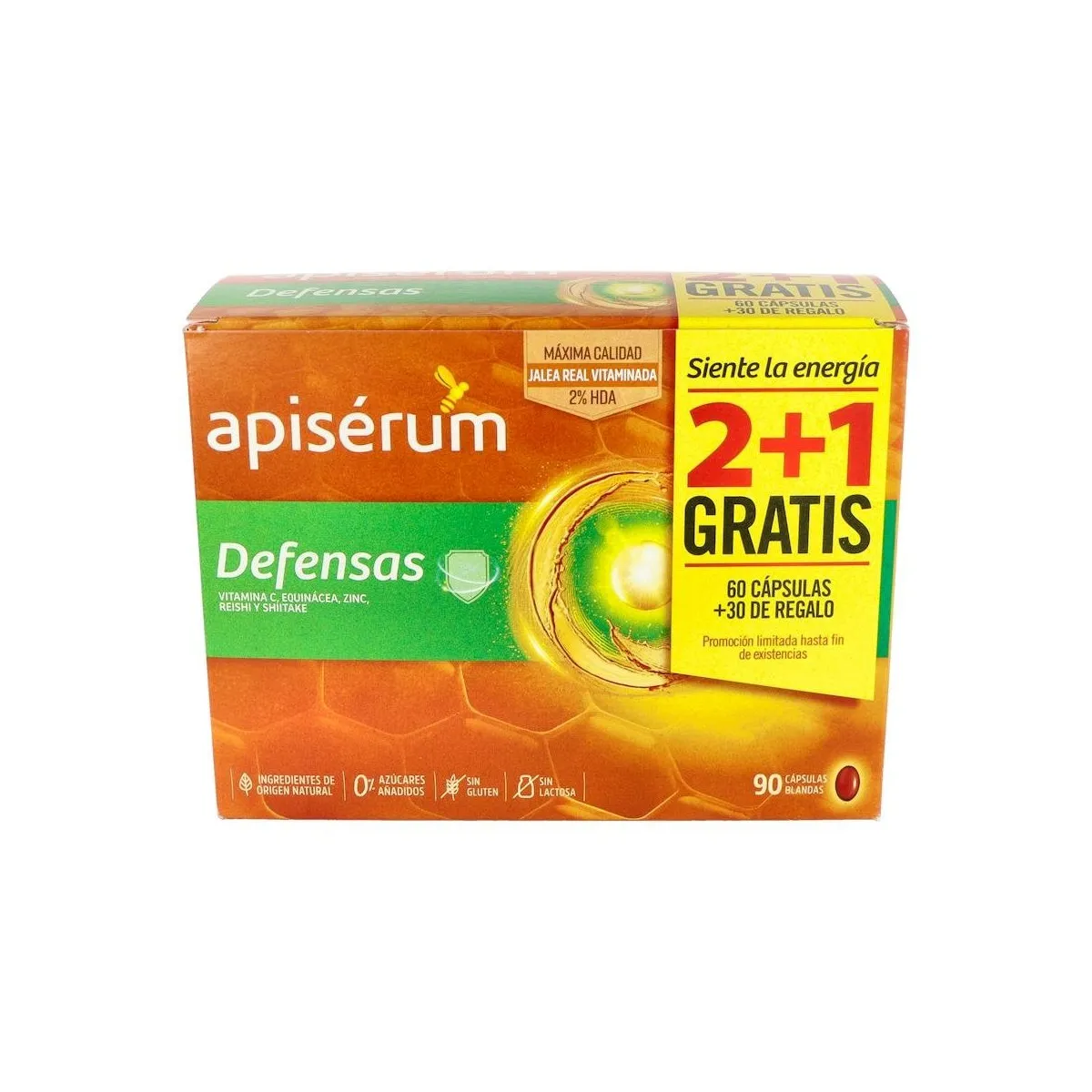 Apiserum Defensas . Caps.- Pack 3m