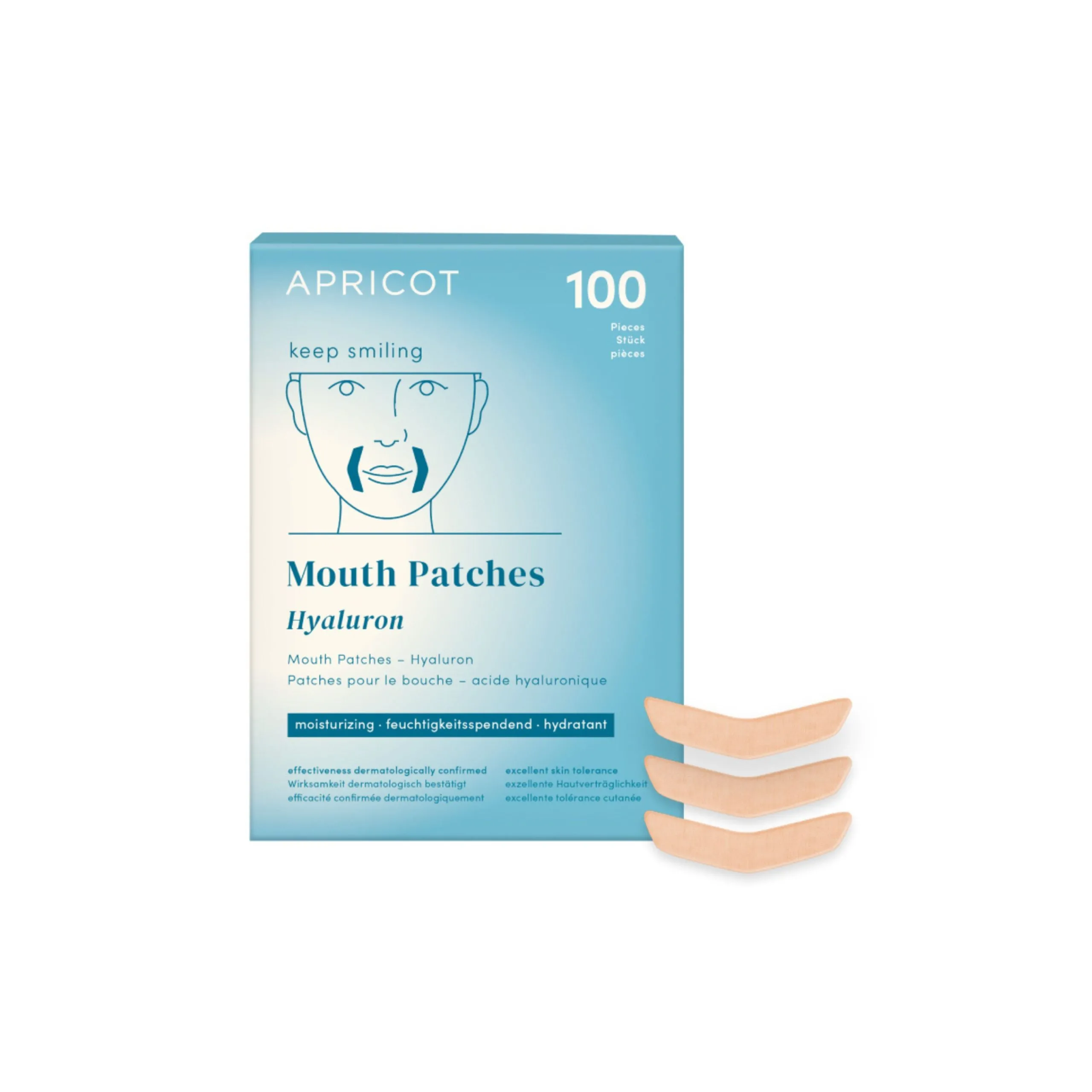 Parches para labios con ácido hialurónico Keep Smiling