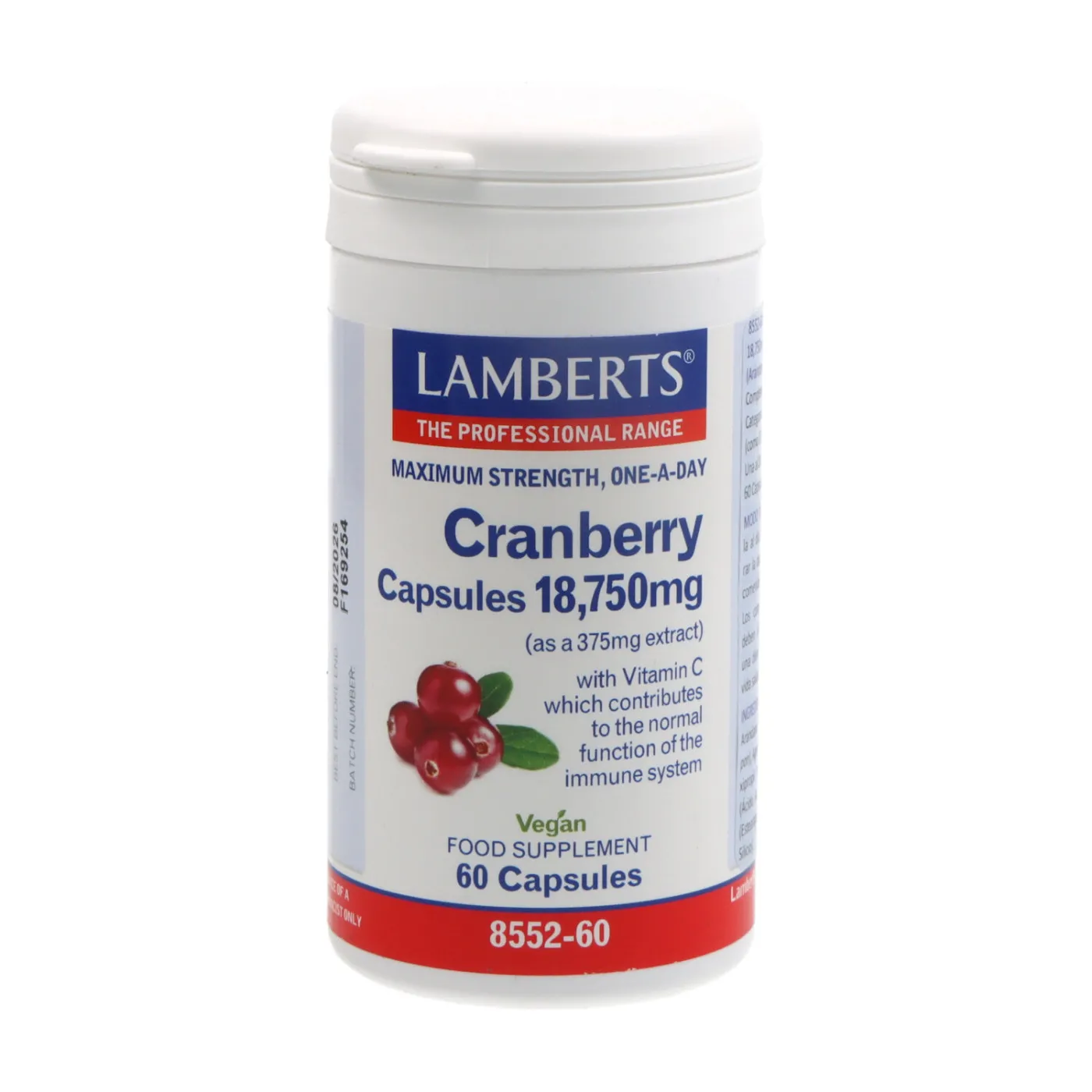 Lamberts Arándano Rojo 18.750mg 60 Cápsulas