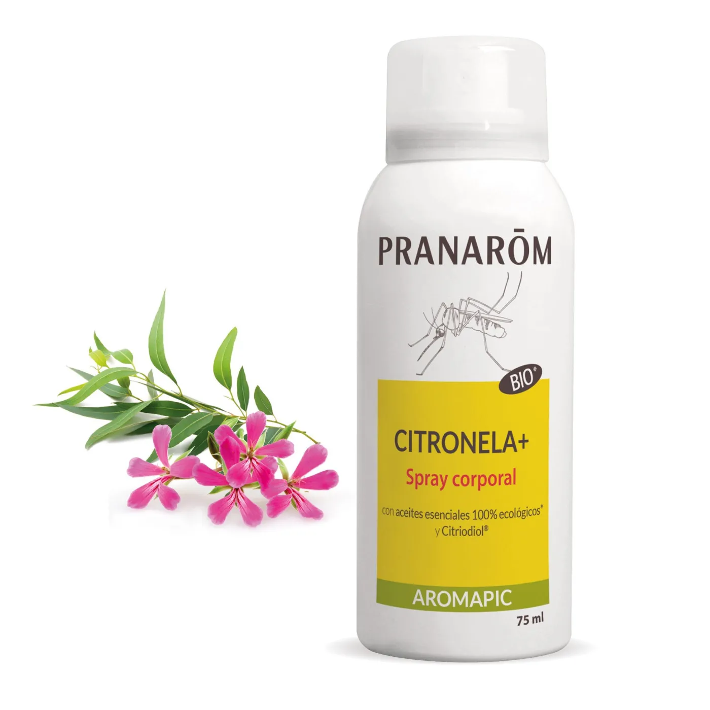 Pranarom Spray Cuerpo Citronela+ 75 ml Bio