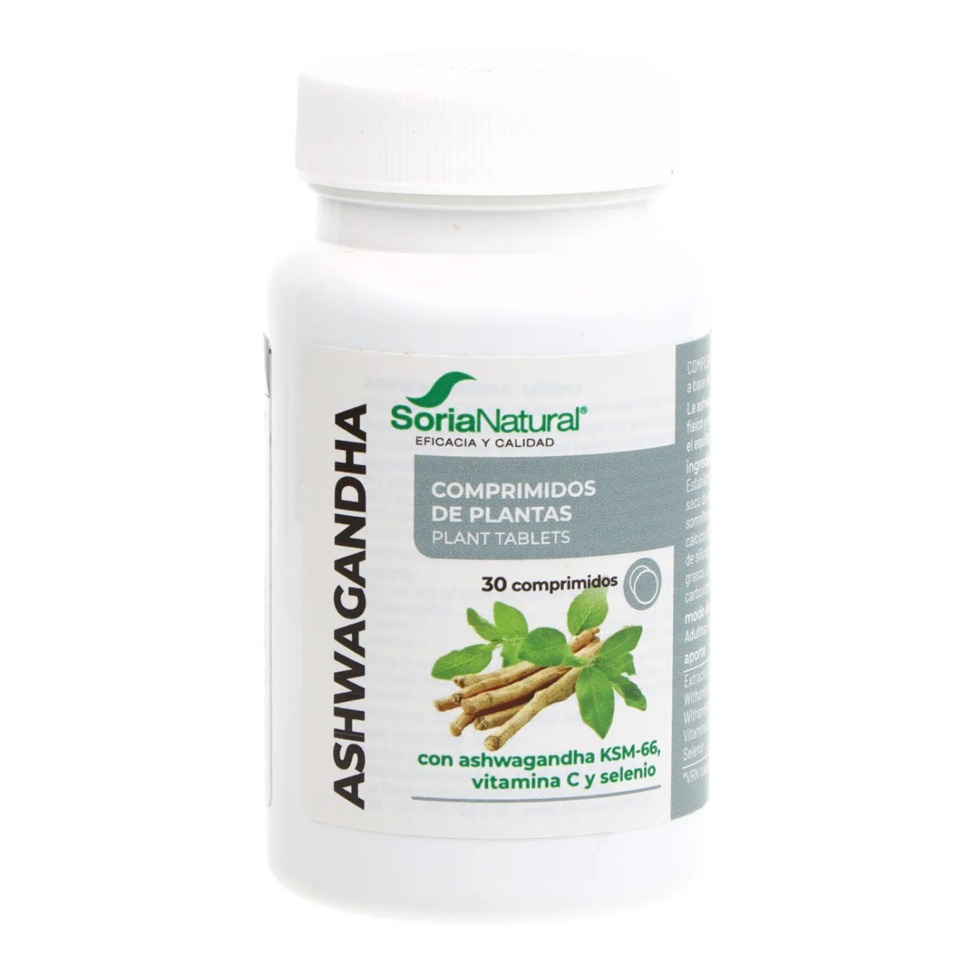 Ashwagandha 30 Comprimidos Soria Natural