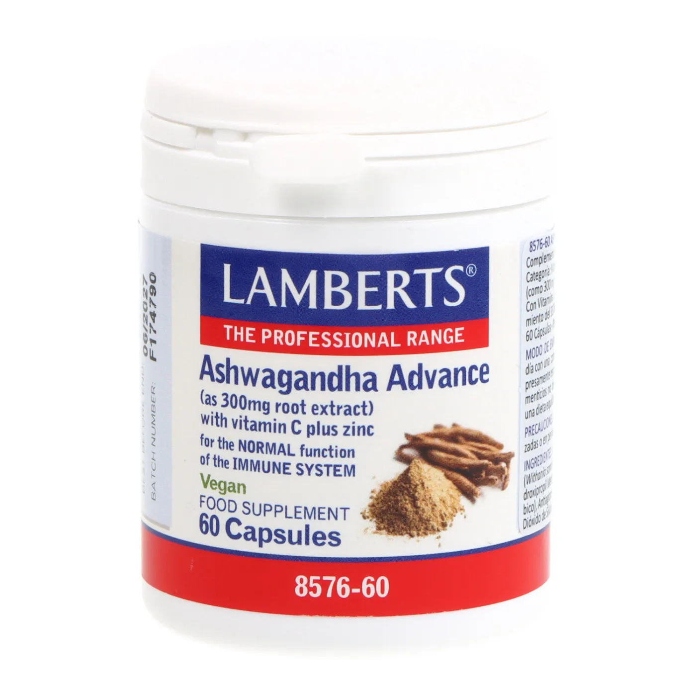 Lamberts Ashwagandha Advance 60 Capsulas 8576-60