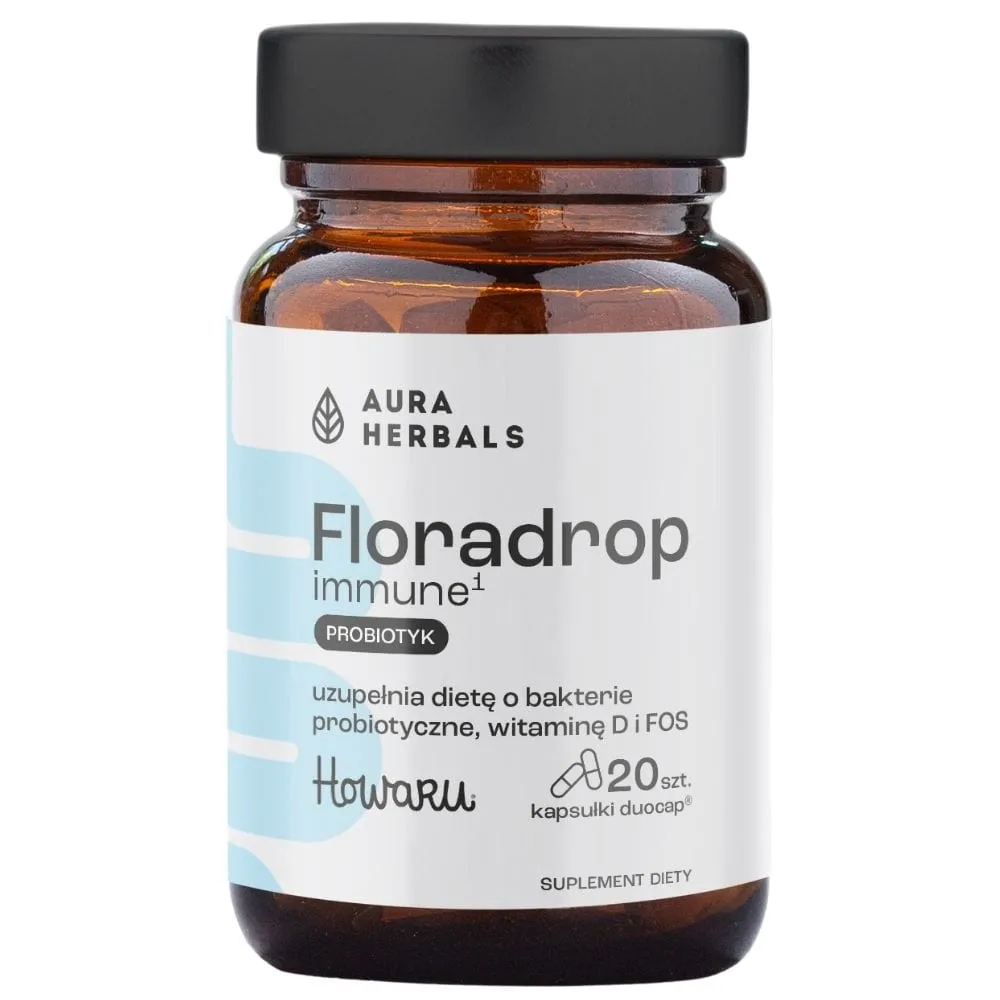 Aura Herbals Floradrop Inmune Probiótico - 20 Cápsulas