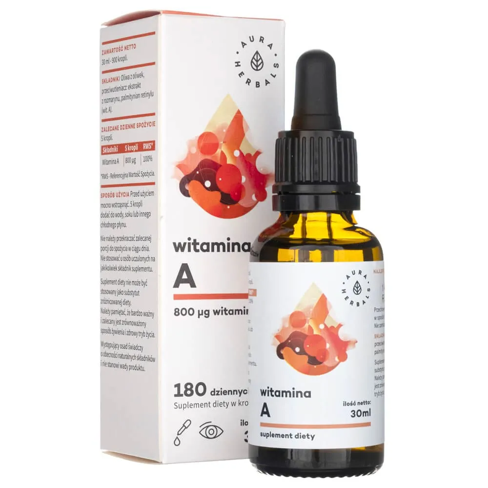 Aura Herbals Gotas de vitamina A - 30 ml
