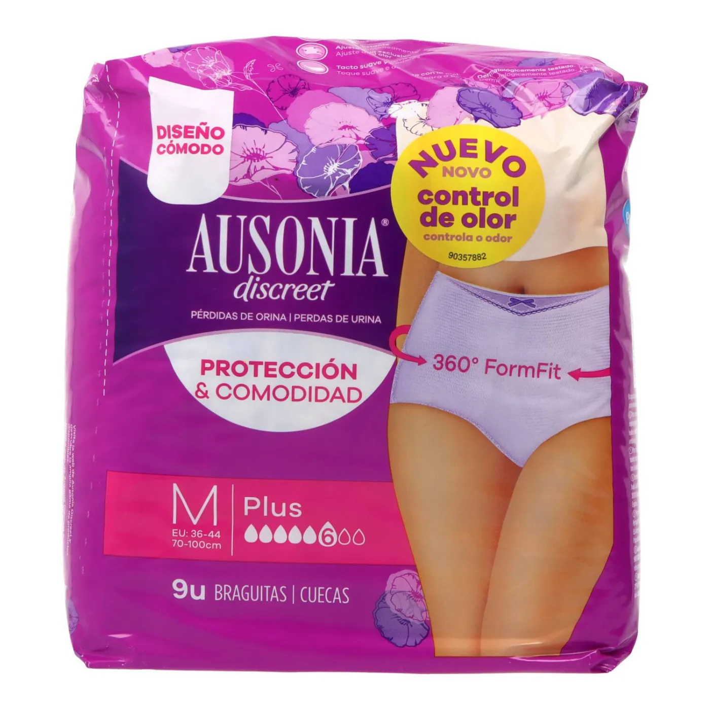 Ausonia Discreet Pants Plus Tm 9 Uds