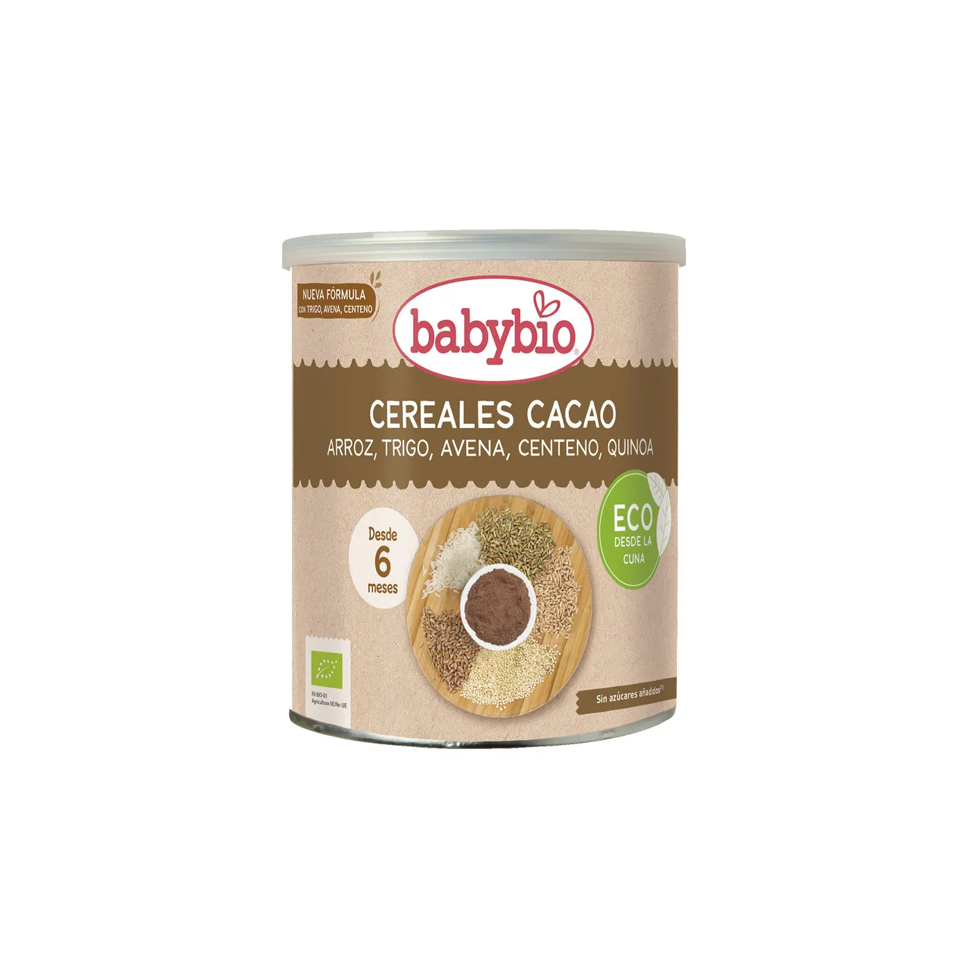 Babybio Cereales Cacao Con Quinoa +8 Meses 220g