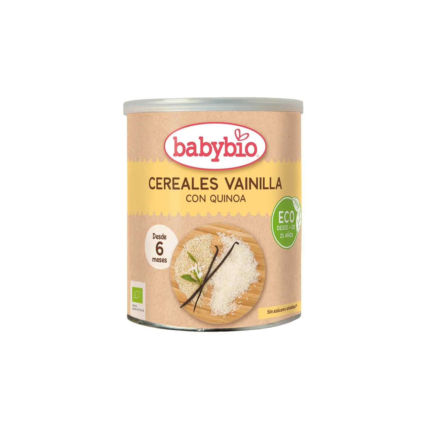 Babybio Cereales Vainilla & Quinoa +6m 220 g