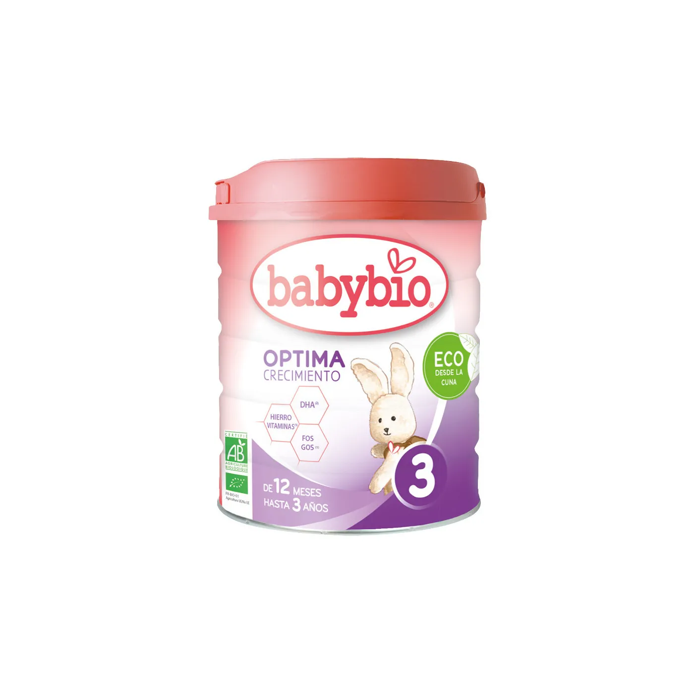 Babybio Optima 3 Leche De Crecimiento 800 gr