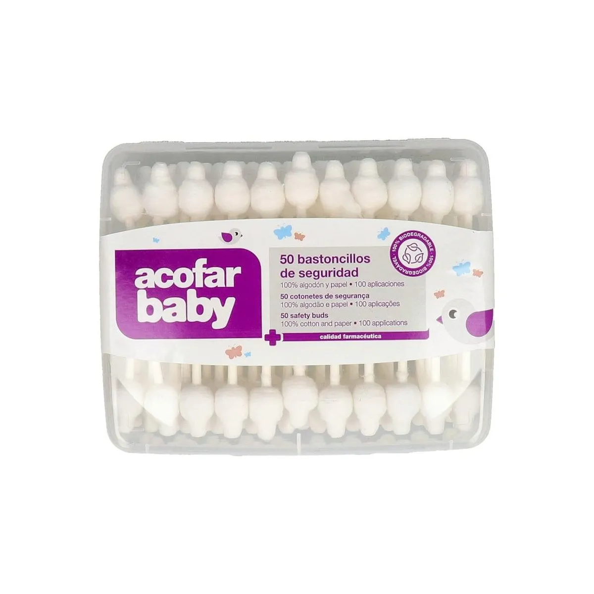 Bastoncillos Acobaby Segur 50u/56u