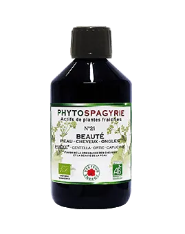 Fitospagiria n°21 Belleza (Piel, Cabello, Uñas)-300ml-Energía vectorial